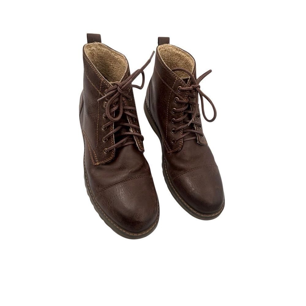 Eastland Men’s Brown Leather Lace-Up Boots Size 12D